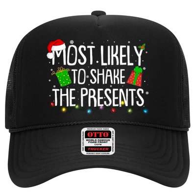 Funny Christmas Most Likely To Shake The Presents Trucker Hat