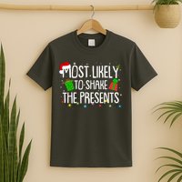 Funny Christmas Most Likely To Shake The Presents T-Shirt