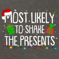 Funny Christmas Most Likely To Shake The Presents Cotton Canvas Backpack