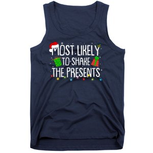 Funny Christmas Most Likely To Shake The Presents Tank Top