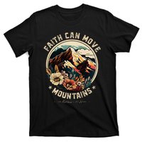 Faith Can Move Mountains Christian Women T-Shirt