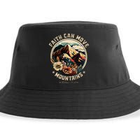 Faith Can Move Mountains Christian Women Sustainable Bucket Hat