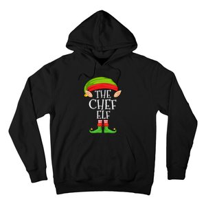 Funny Christmas Matching Family Elf Pajama The Chef Elf Hoodie