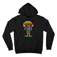 Funny Christmas Matching Family Elf Pajama The Chef Elf Hoodie