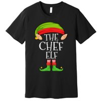 Funny Christmas Matching Family Elf Pajama The Chef Elf Premium T-Shirt