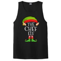 Funny Christmas Matching Family Elf Pajama The Chef Elf PosiCharge Competitor Tank