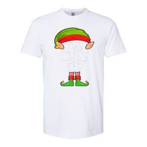 Funny Christmas Matching Family Elf Pajama The Chef Elf Softstyle CVC T-Shirt