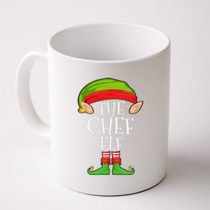 Funny Christmas Matching Family Elf Pajama The Chef Elf Coffee Mug