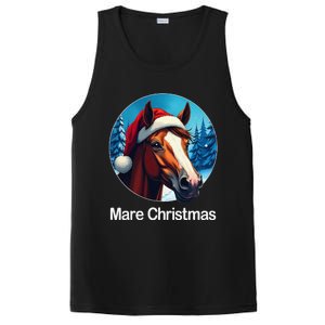 Funny Christmas Mare Horseback Riding Horse Lover Equestrian PosiCharge Competitor Tank