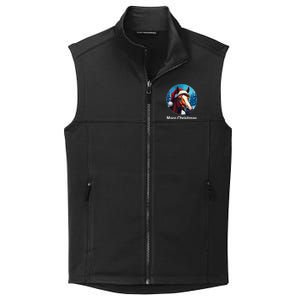 Funny Christmas Mare Horseback Riding Horse Lover Equestrian Collective Smooth Fleece Vest