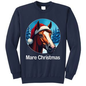 Funny Christmas Mare Horseback Riding Horse Lover Equestrian Sweatshirt