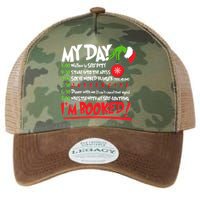 Funny Christmas My Day Im Booked Legacy Tie Dye Trucker Hat