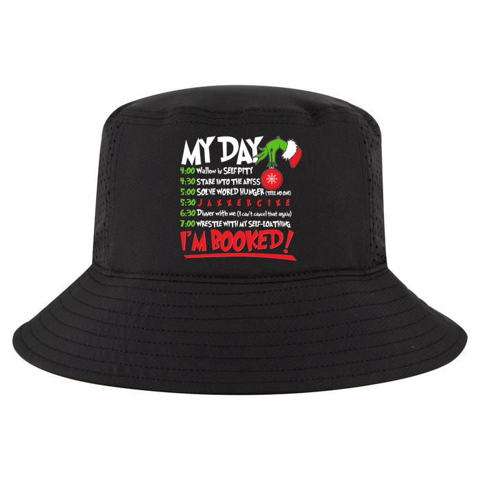 Funny Christmas My Day Im Booked Cool Comfort Performance Bucket Hat
