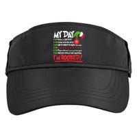 Funny Christmas My Day Im Booked Adult Drive Performance Visor