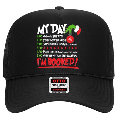 Funny Christmas My Day Im Booked Trucker Hat