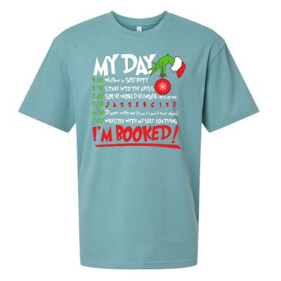 Funny Christmas My Day Im Booked Sueded Cloud Jersey T-Shirt