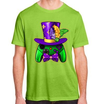 Funny Cool Mardi Gras Video Game Controller Gamer Adult ChromaSoft Performance T-Shirt