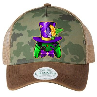 Funny Cool Mardi Gras Video Game Controller Gamer Legacy Tie Dye Trucker Hat