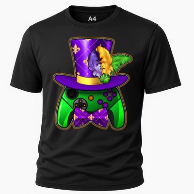 Funny Cool Mardi Gras Video Game Controller Gamer Performance Shirt