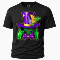 Funny Cool Mardi Gras Video Game Controller Gamer Performance Shirt