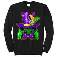 Funny Cool Mardi Gras Video Game Controller Gamer Sweatshirt