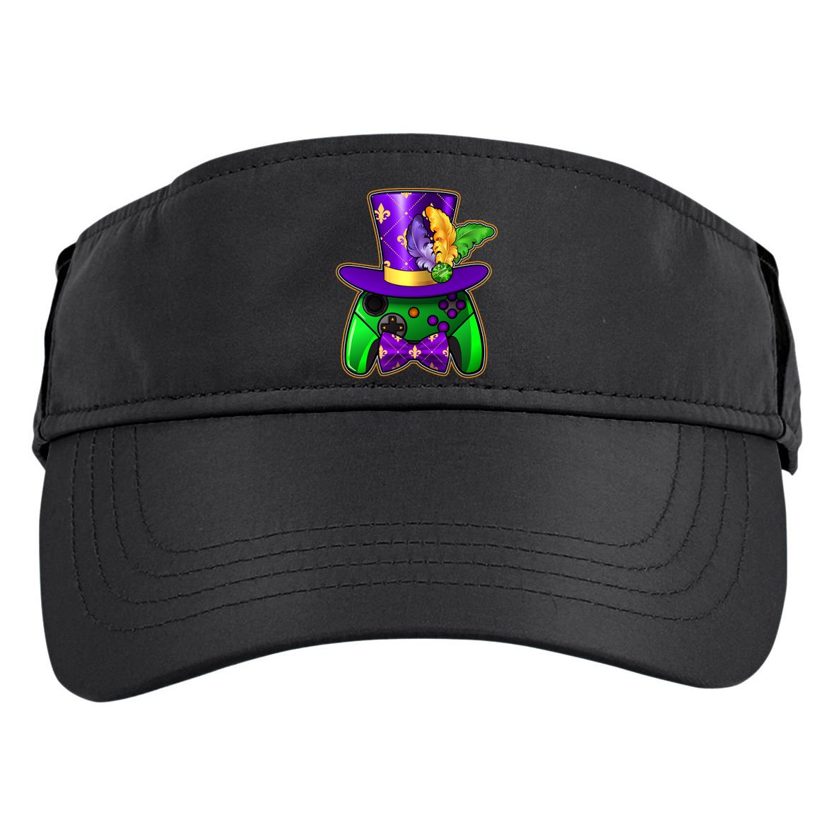 Funny Cool Mardi Gras Video Game Controller Gamer Adult Drive Performance Visor