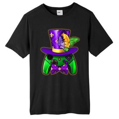 Funny Cool Mardi Gras Video Game Controller Gamer Tall Fusion ChromaSoft Performance T-Shirt