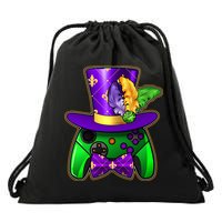 Funny Cool Mardi Gras Video Game Controller Gamer Drawstring Bag