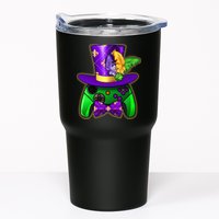 Funny Cool Mardi Gras Video Game Controller Gamer Tumbler