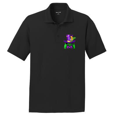 Funny Cool Mardi Gras Video Game Controller Gamer PosiCharge RacerMesh Polo