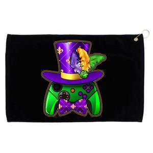 Funny Cool Mardi Gras Video Game Controller Gamer Grommeted Golf Towel