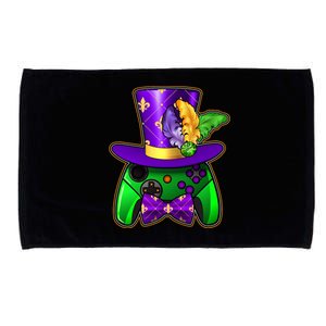 Funny Cool Mardi Gras Video Game Controller Gamer Microfiber Hand Towel