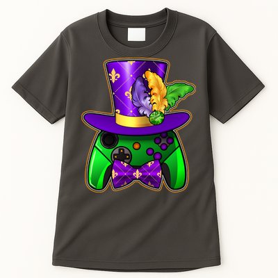 Funny Cool Mardi Gras Video Game Controller Gamer Tall T-Shirt