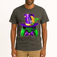 Funny Cool Mardi Gras Video Game Controller Gamer Tall T-Shirt