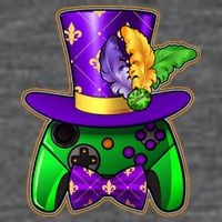 Funny Cool Mardi Gras Video Game Controller Gamer Baby Bodysuit
