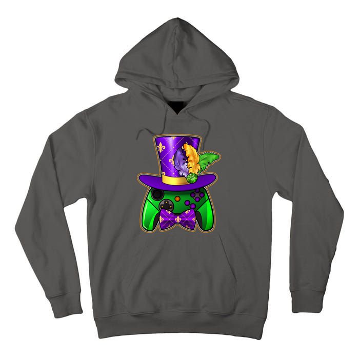 Funny Cool Mardi Gras Video Game Controller Gamer Tall Hoodie