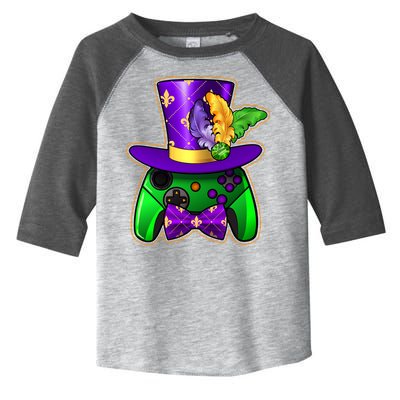 Funny Cool Mardi Gras Video Game Controller Gamer Toddler Fine Jersey T-Shirt
