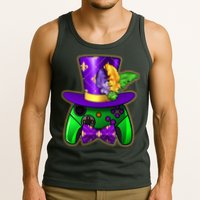 Funny Cool Mardi Gras Video Game Controller Gamer Tank Top