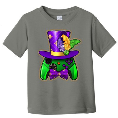 Funny Cool Mardi Gras Video Game Controller Gamer Toddler T-Shirt