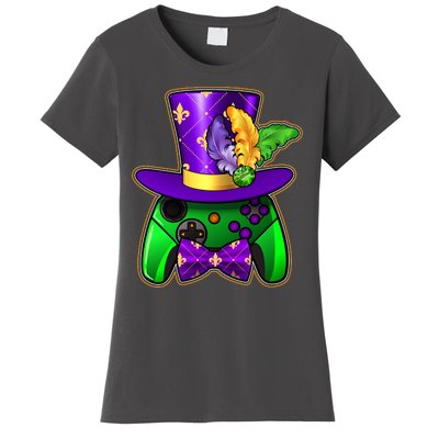 Funny Cool Mardi Gras Video Game Controller Gamer Women's T-Shirt