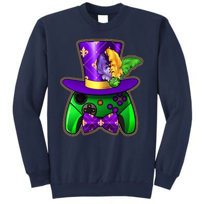 Funny Cool Mardi Gras Video Game Controller Gamer Sweatshirt