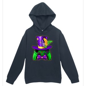 Funny Cool Mardi Gras Video Game Controller Gamer Urban Pullover Hoodie