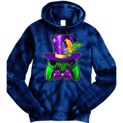 Funny Cool Mardi Gras Video Game Controller Gamer Tie Dye Hoodie