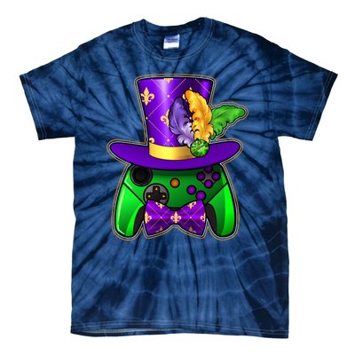 Funny Cool Mardi Gras Video Game Controller Gamer Tie-Dye T-Shirt