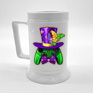 Funny Cool Mardi Gras Video Game Controller Gamer Beer Stein