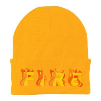 FIRE Couple Matching DIY Last Minute Halloween Party Costume Knit Cap Winter Beanie