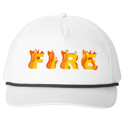 FIRE Couple Matching DIY Last Minute Halloween Party Costume Snapback Five-Panel Rope Hat