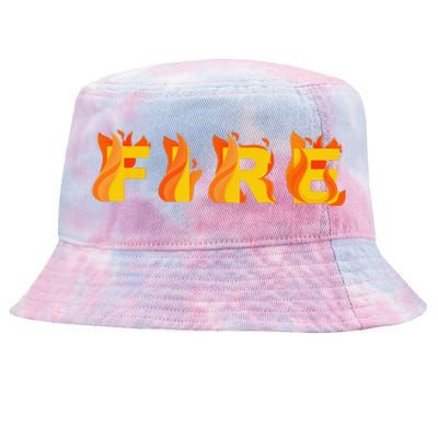 FIRE Couple Matching DIY Last Minute Halloween Party Costume Tie-Dyed Bucket Hat