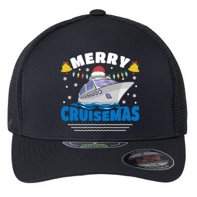 Family Cruisemas Matching Cruise Ship Christmas Gift Flexfit Unipanel Trucker Cap