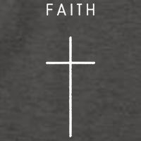 Faith Cross Minimalist Christian Religious Jesus Vector Backpack